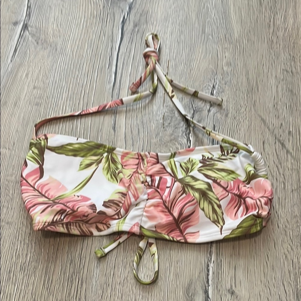 Tropical Print Bikini Top - Picture 5 of 5